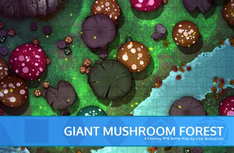 Mushroom Forest Dnd Map