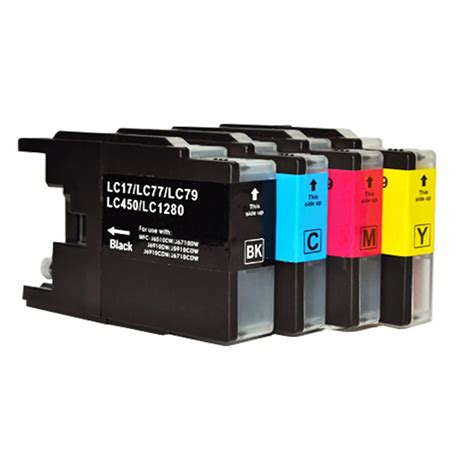 1 set. For Brother LC1240 ink cartridge for Brother MFC J6510DW, MFC ...