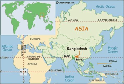 Dhaka Bangladesh Map World