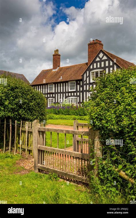 Boscobel House from the path to the Charles II Royal Oak tree ...