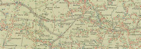 SURVEY OF INDIA 73 N/15 West Bengal Tamluk Bagnan Kolaghat Deulti 1933 ...