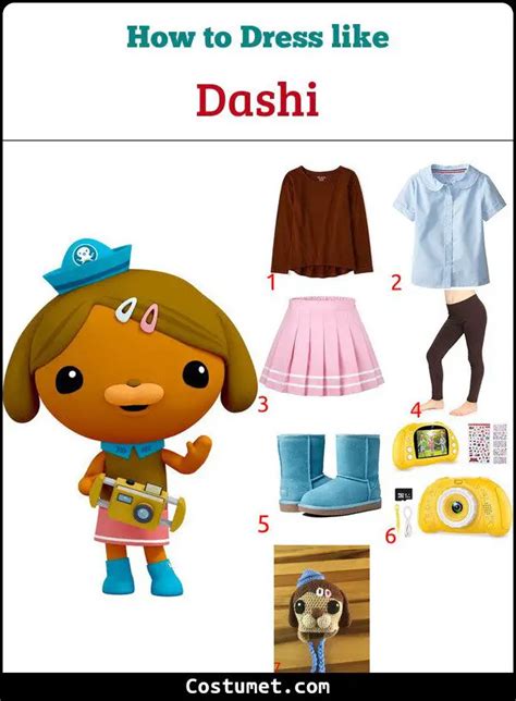 Dashi Costume from Octonauts for Halloween