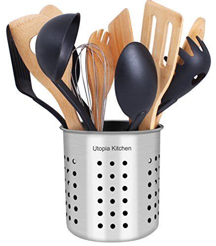 10 Best Cookware Holders | Cooking utensil holder, Stainless steel cooking utensils, Stainless ...