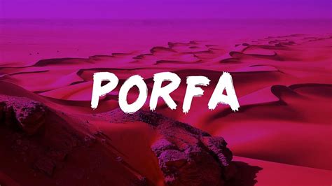 Feid - PORFA (LETRA) - YouTube