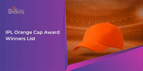 IPL Orange Cap Winners List Till 2022 - Mad About Sports