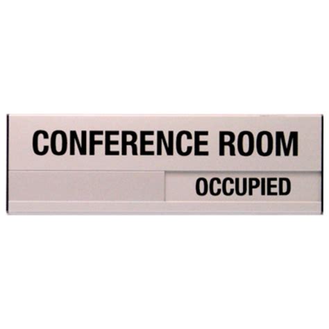 Conference Room Slider Plate Door Sign 3.5″ x 10″ – BC Site Service