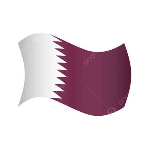 Qatar Flag, Qatar, Flag, Qatar Flag Shinning PNG and Vector with ...