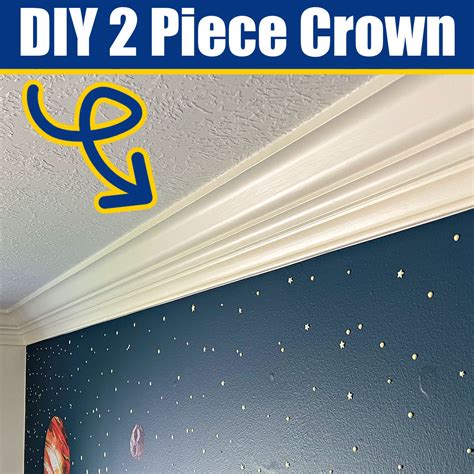 How To Install Beautiful Two Piece Crown Molding: DIY Steps and Video ...