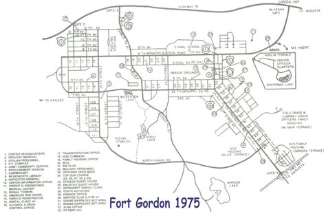 Fort Gordon Map | World Map 07