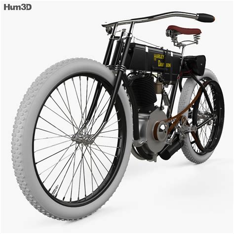 Harley-Davidson Model 1 1903 3D model - Vehicles on Hum3D