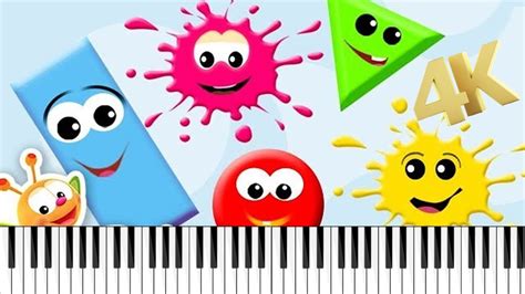 BabyTV - Colors and Shapes Theme Song 4K Sheet Music - YouTube