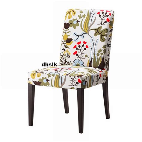 IKEA HENRIKSDAL Chair SLIPCOVER Cover 21" 54cm BLOMSTERMALA Floral Blomstermåla Multicolor New