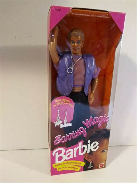 EARRING MAGIC KEN DOLL (1992, Mattel) Controversial doll when released Values - MAVIN