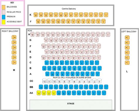 Seating Plans | Teatron Toronto Jewish Theatre