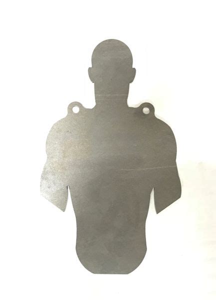 AR500 Steel Target Combat Torso Silhouette 12"X 20"