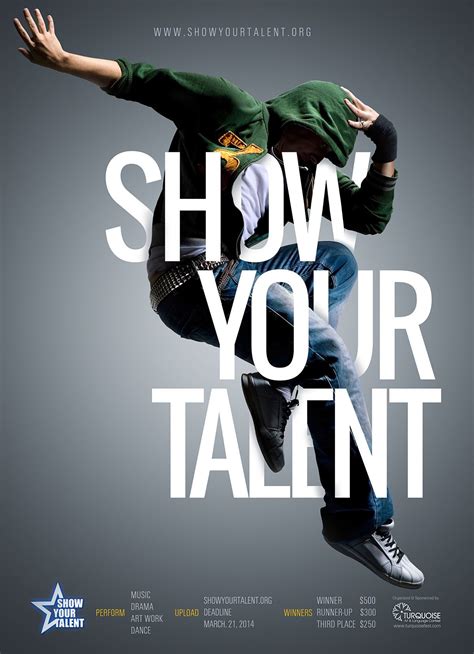 Show Your Talent Poster on Behance | Dance poster design, Dance poster, Talent show