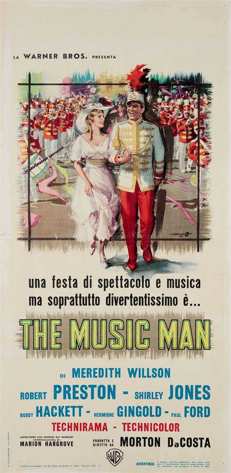 The Music Man 1963 Italian Locandina Poster - Posteritati Movie Poster ...