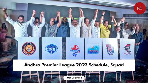 APL 2023 Schedule, Squad - Andhra Premier League