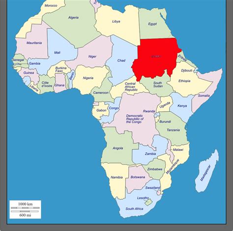 Red Sea Africa Map