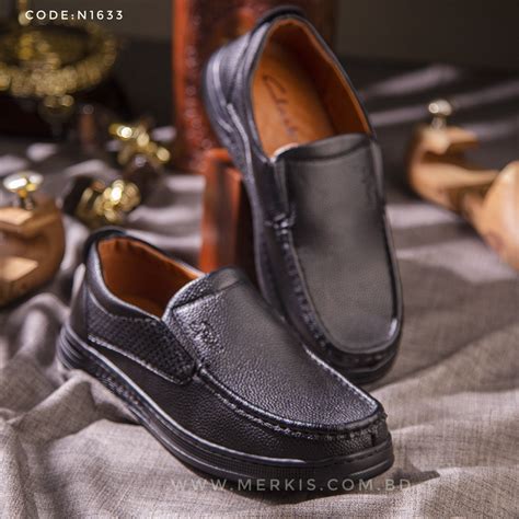 Black Mens Casual Shoes | Sleek and Stylish | Merkis