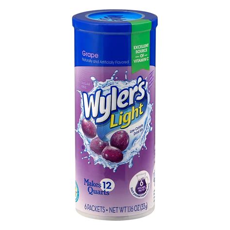 Wyler's Light Grape Drink Mix - Shop Mixes & Flavor Enhancers at H-E-B