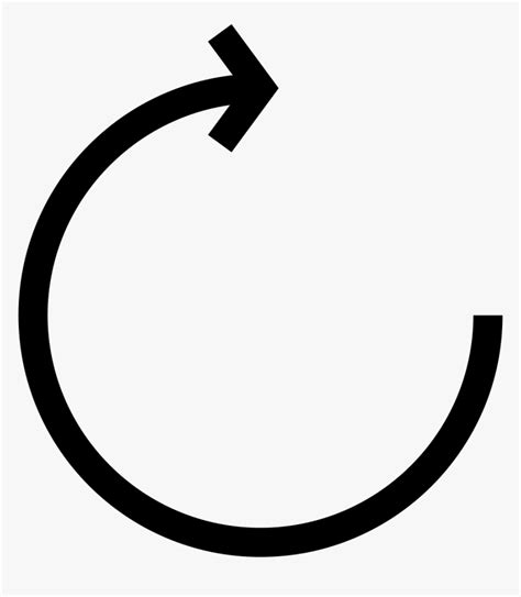 Circular Arrow With Clockwise Rotation Comments - Clockwise Rotation, HD Png Download ...