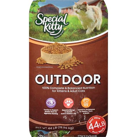 Special Kitty Outdoor Dry Cat Food, 44 lb | Food, Raw cat food recipes, Wholesome ingredients