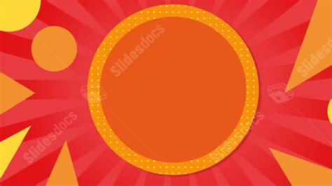 Red Yellow Orange E-commerce Banner Ring Powerpoint Background For Free ...