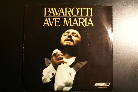 Luciano Pavarotti - Ave Maria (Vinyl, 7", 45 RPM, Single) | Discogs