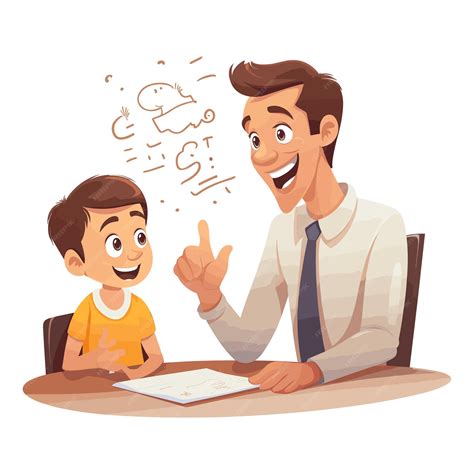 Premium Vector | Hand drawn speech therapy cartoon illustration