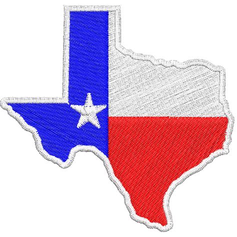 Texas State Flag Embroidery Design – Embroidstock