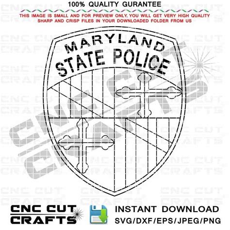 Maryland State Police Emblem - Etsy