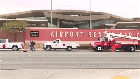 New signage brands rental car return at Harry Reid International Airport