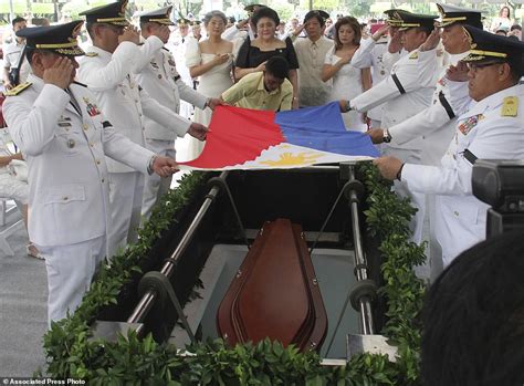 Former Philippines dictator Ferdinand Marcos is given a hero's burial ...