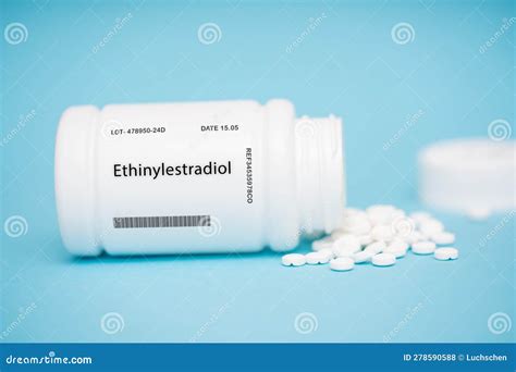 Ethinyl Estradiol stock illustration. Illustration of ethinyl - 278590588