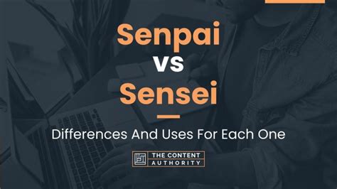 Senpai vs Sensei: Differences And Uses For Each One