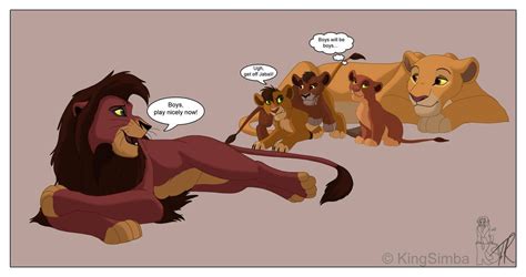 Kovu And Kiara's Family | Lion king fan art, Lion king art, Lion king pictures