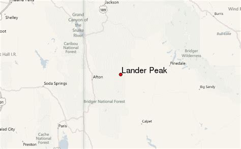 Lander Peak Mountain Information