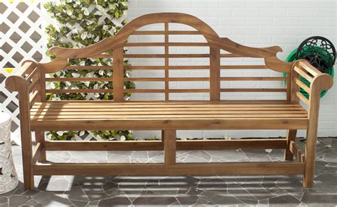 Safavieh Khara Indoor/Outdoor Contemporary Garden Bench - Walmart.com