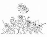 Dc Superhero Girls Coloring Pages sketch template