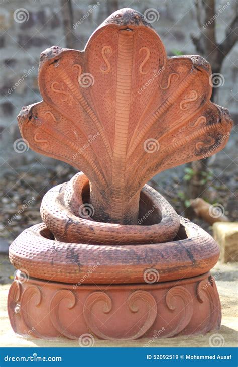 Five Headed Snake Sculpture Stock Image - Image of clay, museum: 52092519