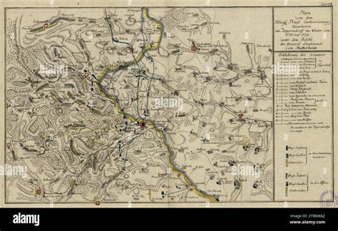 War of the Bavarian Succession - map Jagendorf 1778-9 Stock Photo - Alamy