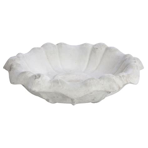 4-in H Natural Concrete Birdbath Bowl in the Birdbaths department at ...