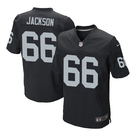 Nike Men's Elite Black Home Jersey Oakland Raiders Gabe Jackson 66