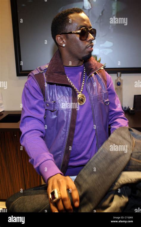 Sean Combs aka P Diddy 'Fashion night out' held at the Sean John boutique on 5th Ave New York ...