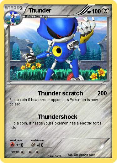 Pokémon Thunder 1745 1745 - Thunder scratch - My Pokemon Card