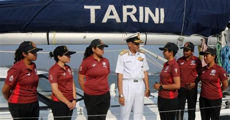 Indian Navy Launches INSV Tarini Sailboat and First All-Women ...