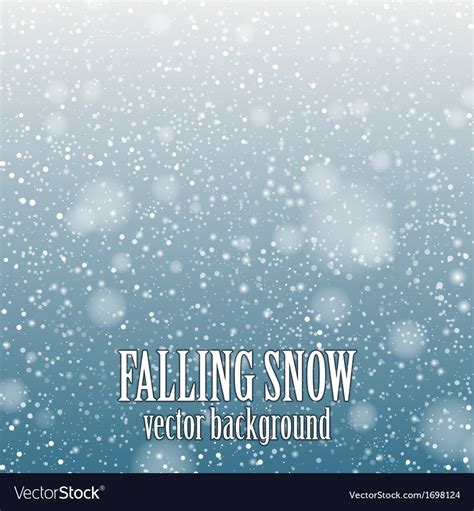 Falling snow Royalty Free Vector Image - VectorStock