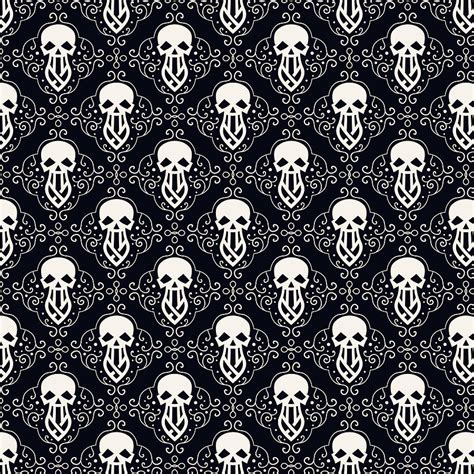 Black and white skull pattern Digital Art by Kata Tang - Fine Art America