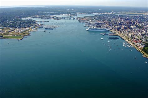 South Portland Harbor in South Portland, ME, United States - harbor ...